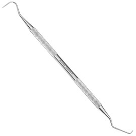 Professional Dental Tools Tartar Scraper for Dentist, Personal Use and Pets Stain Plaque Remover for Teeth, Premium Oral Care Double Ended Dental Probe Scaler | Stainless Steel