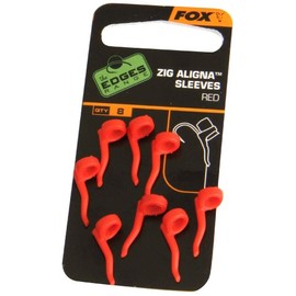 Fox Zig Aligna Sleeves Red Qty 8