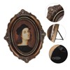Ciieeo Retro Oval Photo Frame Nordic Style Decorative Picture Holder