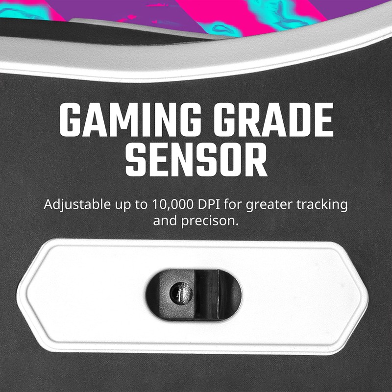 Cooler Master MM311 Wireless Gaming Mouse White, Adjustable 10,000 DPI,