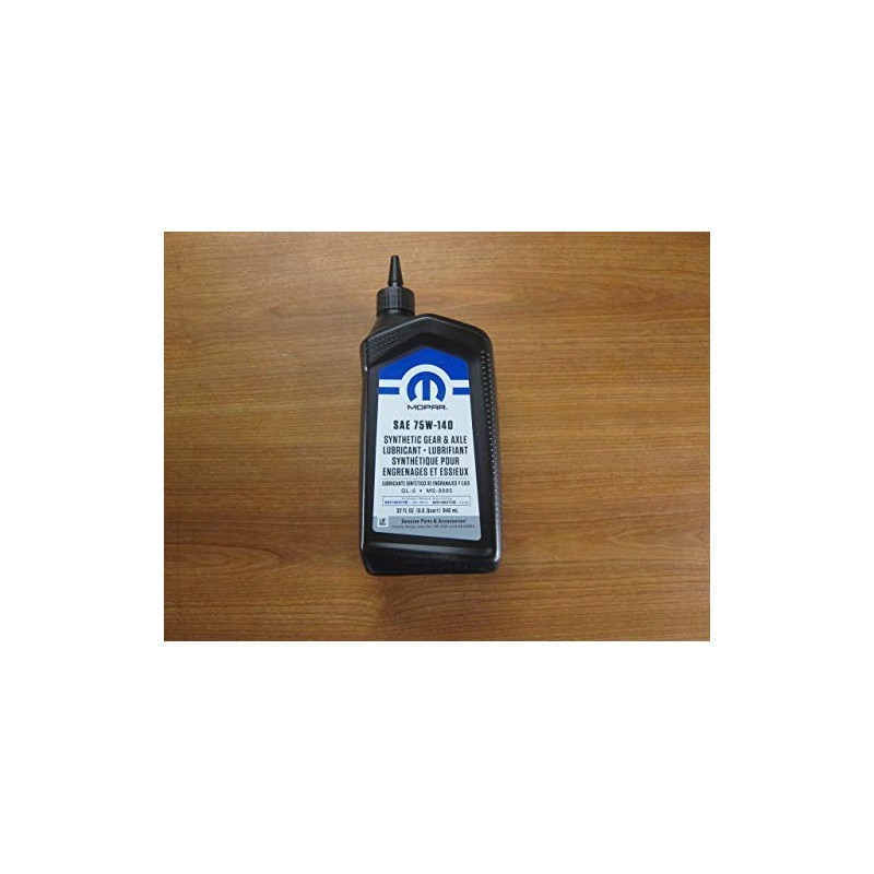Mopar Two Quarts SAE 75W-140 Synthetic Gear & Axle Lubricant