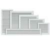 White Air Vent Grille Ventilation Cover with Inset Grid (Fly