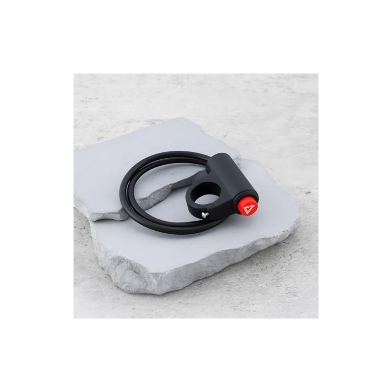 Motorcycle Hazard Warning Light Switch 12V Double Hazard Indicator Handlebar