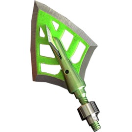 Dirt Nap Gear Double Bevel DRT Broadhead, Green, 100/125 Grain