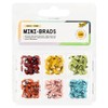 Folia Bringmann 12501 Patterned Brad Pins Round Assorted Pack of