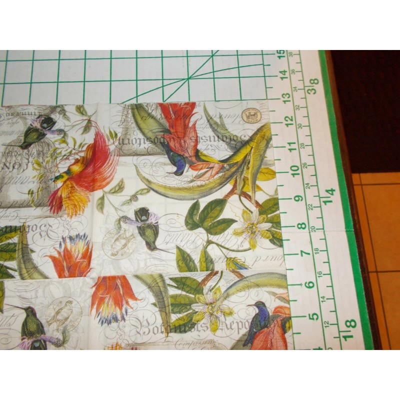 Michel Design Studio Two Decorative Luncheon Napkins for Decoupage "Enchanted