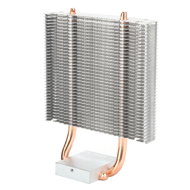 Motherboard Northbridge Heatsink 2 Heat Pipe Chipset Cooling Fan Desktop