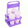 musbus Reusable Drink Carrier with Handle for Doordash, Grubhub, Portable