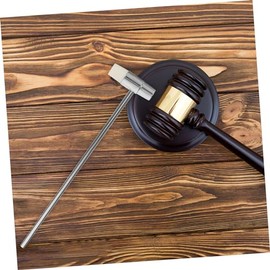 Angoily Martillo Multifuncional Portátil De Metal Para Juez y Reparación De Relojes 170 Mm Electropulido 2 Piezas Uso Profesional y Compacto          