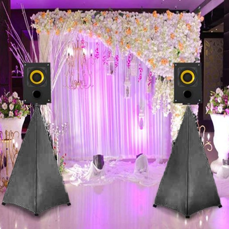 Speaker Stand Cover DJ Tripod Stretch Skirt Adjustable Stretchable Polyurethane