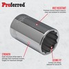 Proferred S23222 1/2" Drive SAE Socket, 11/16" Standard 12 Point