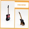 Ciieeo 1 Set Mini Electric Guitar Stand Ornaments for Guitars