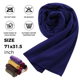 GERTURY 2 Pieces Stretch Head Wraps for Black Women, Lightweight Turban Head Scarf Hair Wraps for Women's Hair