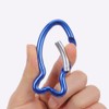 HOODANCOS 12Pcs Carabiners Clip, Fish Shape Spring-Loaded Gate Key Chain