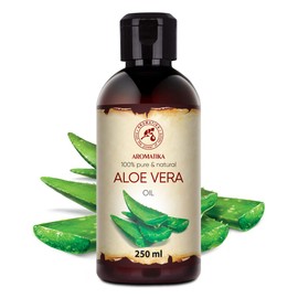 AROMATIKA trust the power of nature Pure Aloe Vera Oil 250ml - Aloe Barbadensis - Brasil - Skin - Face & Baby Oil - Aloe Vera Oils