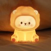 KinYiLO Cute Lion Night Light for Kids, Rechargeable Nursery Lamp