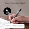 ParKoo Retractable Erasable Gel Pens Clicker Fine Point 0.7 mm,