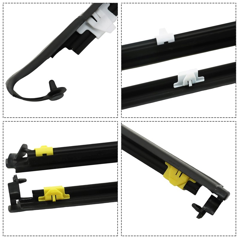 labwork Black 2PCS Weatherstrip Seals Door Glass Window Replacement for
