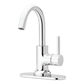 Pfister Zeelan Bathroom Sink Faucet, Single Control, 1-Handle, Single Hole, NSF Certified, Polished Chrome Finish, LF042ZLC