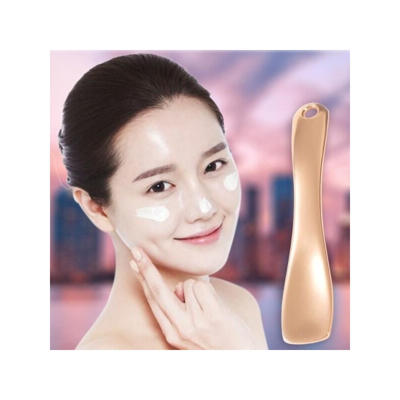[호환제품] 10개 금속 크림 스쿱 재사용 메이크업 스크레이퍼 삽 페이셜