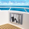 Boat Adhesive Backed Storage Bag - Marine Mesh Organizer Pouch