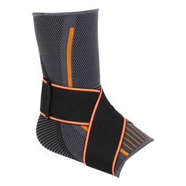 Tobillera, Sport Ajustable Compresión de soporte de tobillo transpirable Correa de protección elástica, para ayuda a Esguince, Tendinitis, El Dolor, Ideal para Correr, fútbol, Deportes (S)