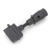 7 Pin Round Male Plug To 7 Pin Flat Female
