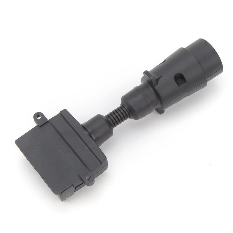 7 Pin Round Male Plug To 7 Pin Flat Female