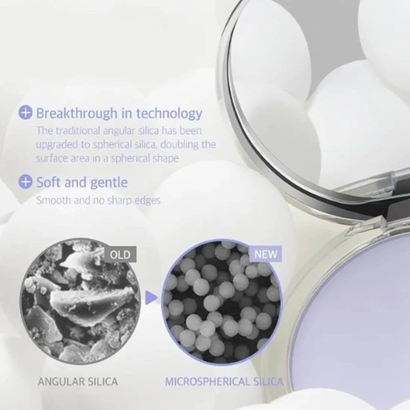 Polvo Mate De Lavanda, Polvo Facial De Control De Aceite