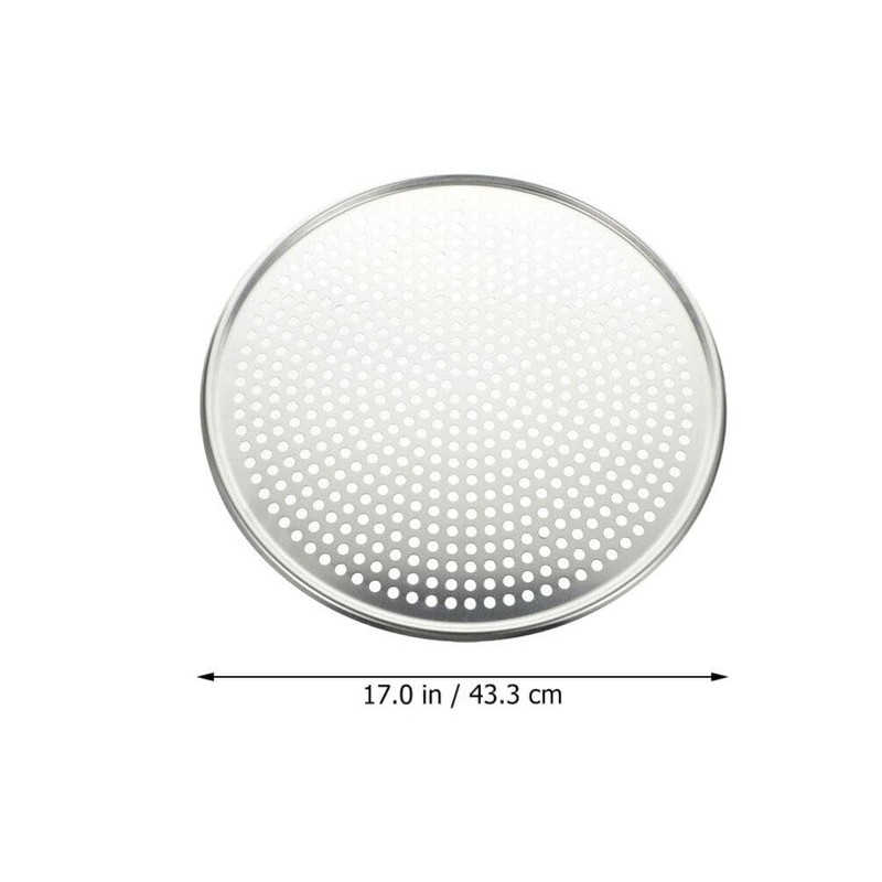 HANABASS Pizza Pan with Holes 16 Inch Stainless Steel Mesh
