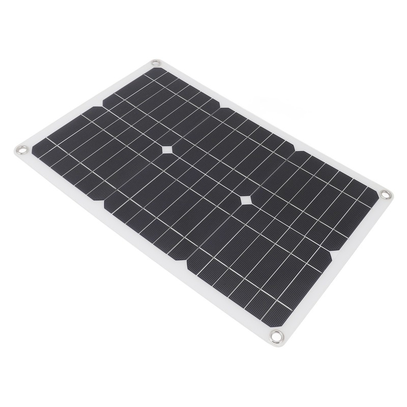 20W 18V Monocrystalline Solar Panel Kit Multifunctional Emergency High Efficiency