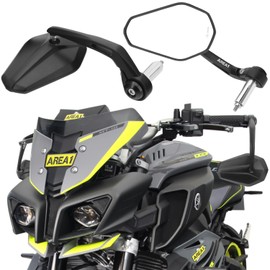 Area1 Motorrad Lenkerendenspiegel Spiegel Set kompatibel mit VN 900 Custom, Classic, SE (2007-2017) (V78)