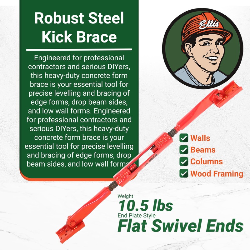 Ellis Manufacturing Company - Kick Brace for Concrete Forms -