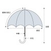 Nakatani Natural Basic Folding Umbrella, UV Fleur, Off White, For