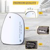GrteRokky Right Side Mirror Glass w/Heated|Blind Spot Detection Compatible for