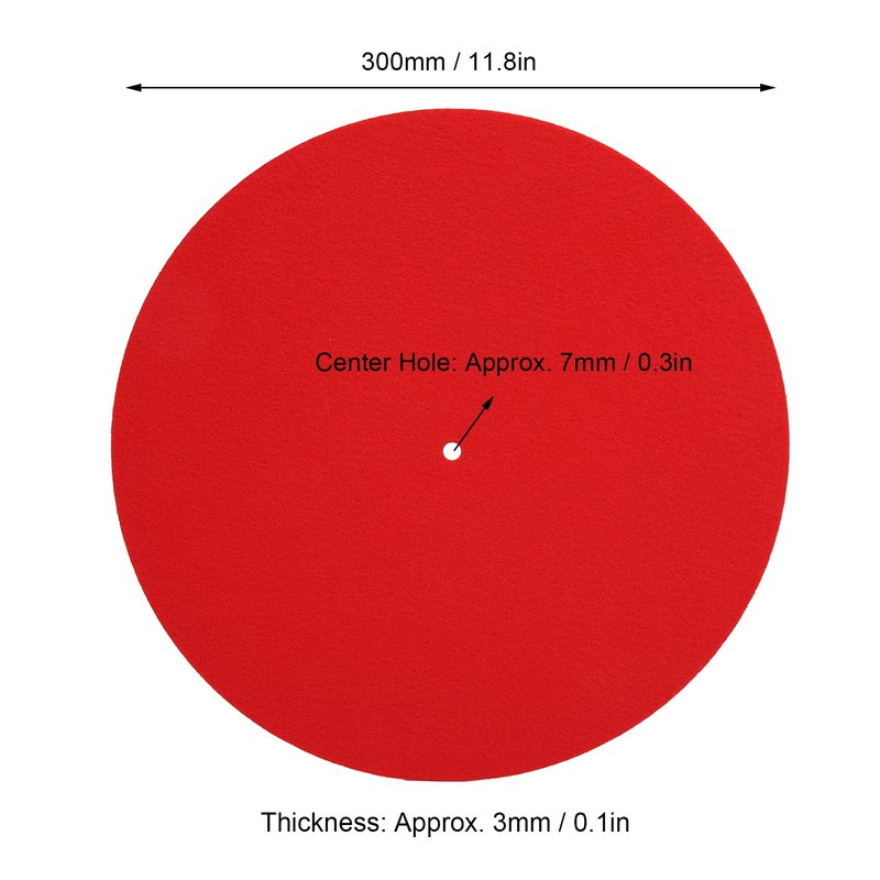 Turntable Mat, Plates Antistatic Slipmat, Felt Turntable Mat, Turntable Mat,