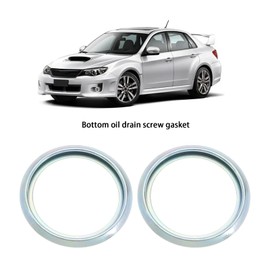 Create idea Pack of 10 Oil Drain Plugs Seals 11126AA000 Aluminium Washers 20 mm ID, 26 mm OD, 2 mm Thickness Compatible with Impreza Forester Legacy