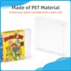 Mcbazel Pack of 10 Transparent Plastic Protective Cases for GameBoy/GameBoy