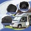JIYIZO 3" RV Sewer Cap with Bayonet Lock - Universal