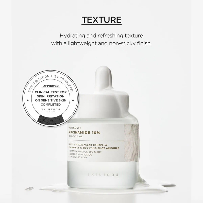 Skin1004 Niacinamide Boosting Shot Ampule Todo Tipo Piel Noche
