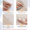 Ovveroche 100Pcs Double-Head Skirting Thread Seamless Nail, Skirting Line Without