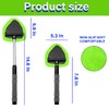 Windshield Cleaning Tool, Car Window Cleaner with 4 Washable Reusable