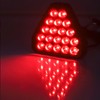 jose2015 1PCS Triangle Car Rear Brake Light Red,Universal 12V Auto