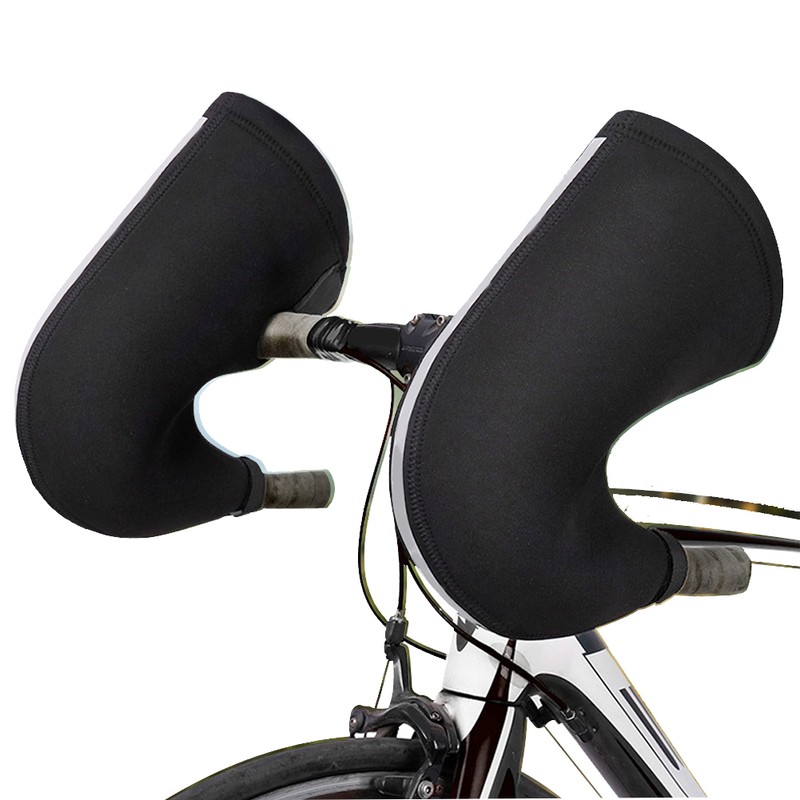 A Pair Winter Bike Handlebar Mittens Mountain Road Bicycle Thicken