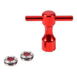 Golf Weight Screw Wrench Tool, 2 Red Golf Putter Weights + Golf Wrench Spanner Tool for Scotty Cameron Putter (10g)