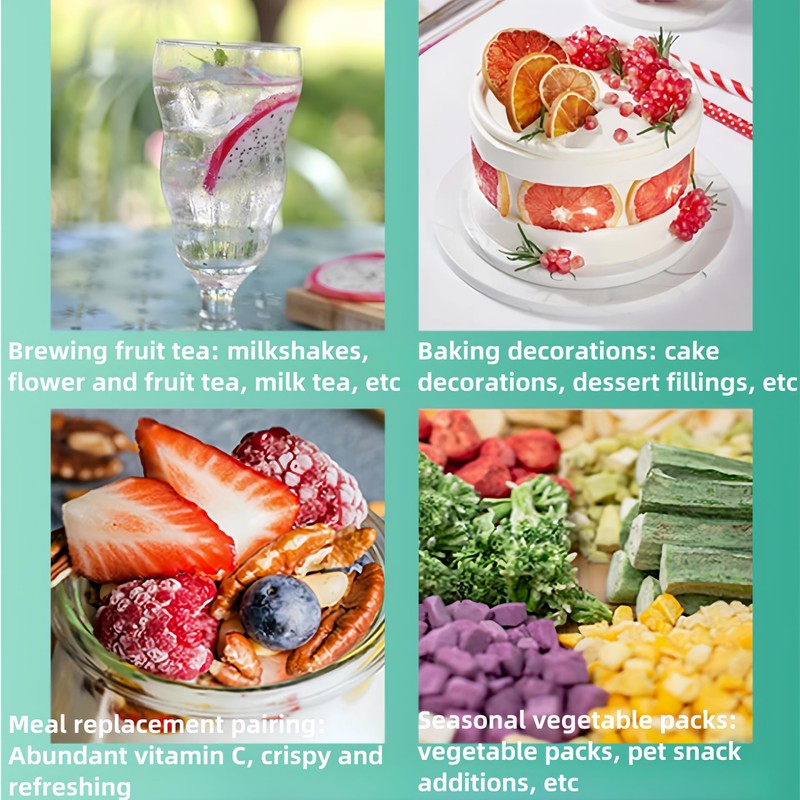 Dried White Dragon Fruit Slices Snacks - (Its Texture Is