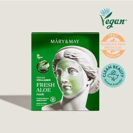 Mary&May [Mary&May]Vegan Collagen Fresh Aloe Mask (30g * 4ea)
