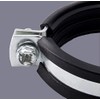 1/2" (20mm - 25mm) Rubber Lined Munsen Rings Pipe Clamps