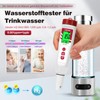 GIDIGI Wasserstoff Messgerät und pH Messgerät Wasser, Digitales pH/ORP/H2/Temperatur mit