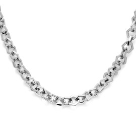 Olivia Burton Women's Stainless Steel Link Bracelet and Necklace, stainless steel, No Gemstone